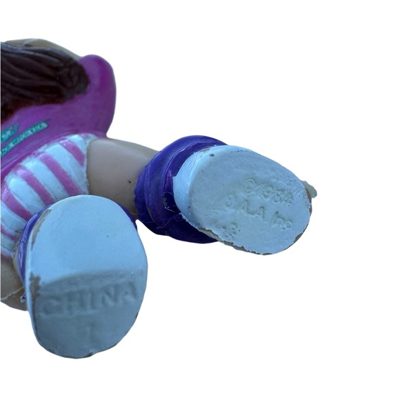 VTG '80s Cabbage Patch Kids PVC Sports Figurines Lot 2.5" - Picture 10 of 10